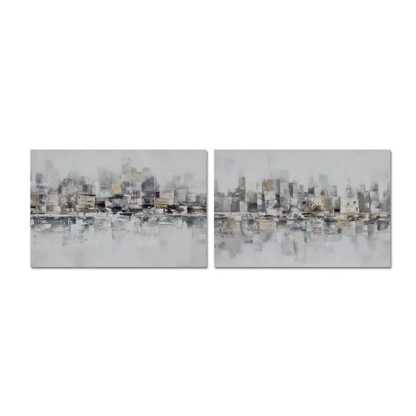 Canvas DKD Home Decor Canvas Koks MDF 120 x 2,8 x 80 cm