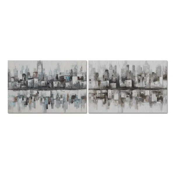 Canvas DKD Home Decor Canvas Koks MDF 120 x 2,8 x 80 cm