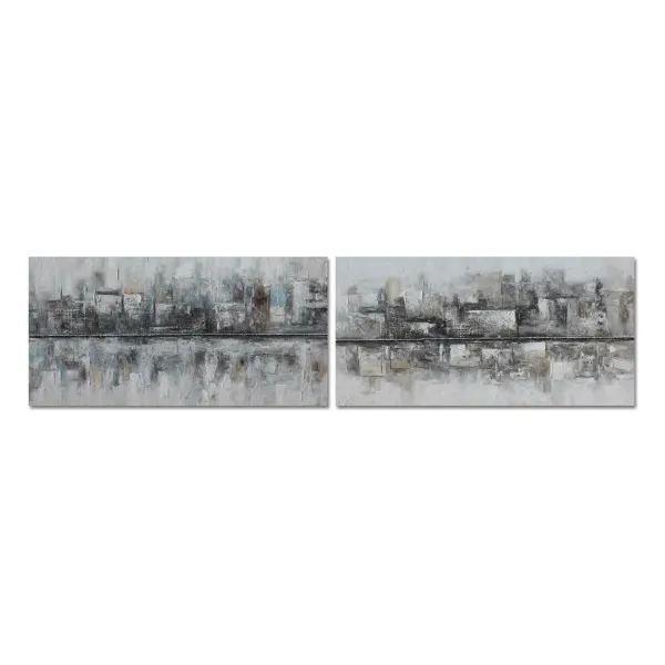 Canvas DKD Home Decor Canvas Koks MDF 120 x 2,8 x 60 cm