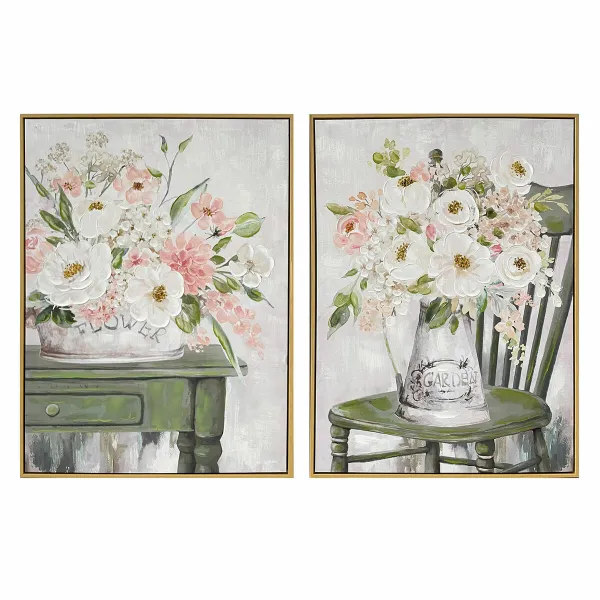 Kangas DKD Home Decor polystyreeni Kangas 60 x 3,5 x 80 cm