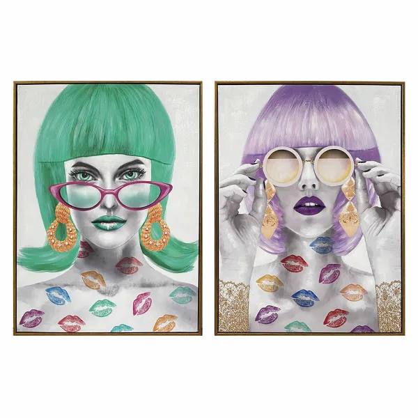 Drobė DKD Home Decor polistirenas Drobė 60 x 3,5 x 80 cm