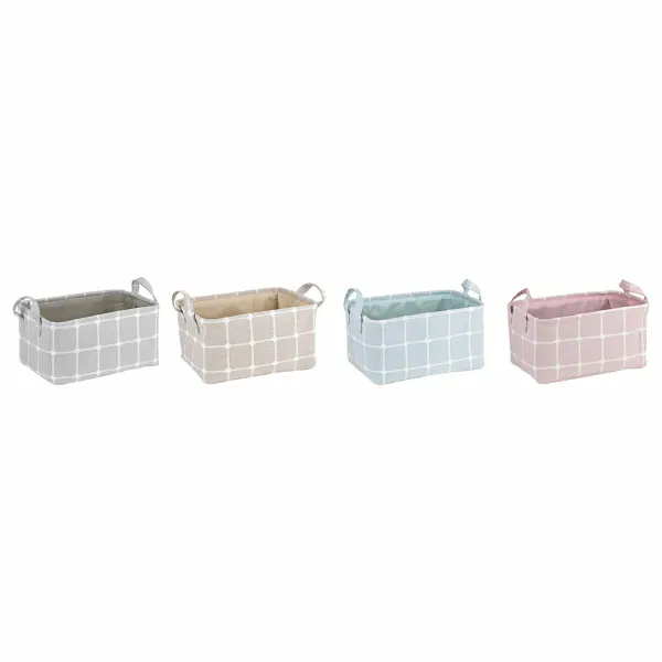 Dekoratīvs skapītis DKD Home Decor Poliesters EVA (35 x 25 x 18 cm) (4 gb.)