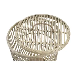 Набор корзин DKD Home Decor Натуральный Светло-коричневый Бамбук (2 Предметы)