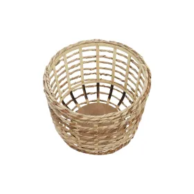 Набор корзин DKD Home Decor Коричневый Натуральный (3 Предметы) (3 штук)