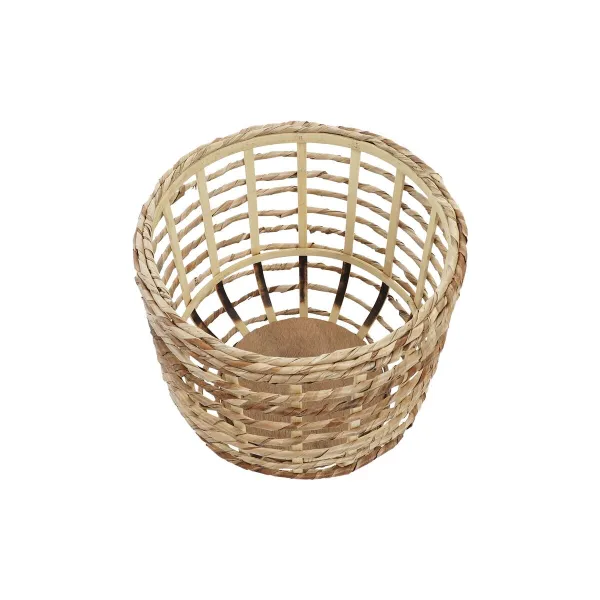 Basket set DKD Home Decor Brown Natural (3 Pieces) (3 Units)