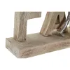 Koristehahmo DKD Home Decor Ruskea Alumiini Mangopuu (55 x 7,5 x 21 cm)
