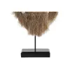 Dekoratyvinė figūrėlė DKD Home Decor Natūralus Balta Kriauklės Kaukė (30 x 10 x 60 cm)