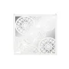 Seinäkoriste DKD Home Decor Peili Valkoinen Puu MDF (90 x 1,5 x 90 cm)