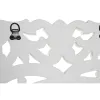 Seinäkoriste DKD Home Decor Peili Valkoinen Puu MDF (90 x 1,5 x 90 cm)