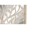 Настенный декор DKD Home Decor Зеркало Дерево Белый Деревянный MDF (45 x 2,5 x 65 cm)