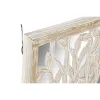 Настенный декор DKD Home Decor Зеркало Дерево Белый Деревянный MDF (45 x 2,5 x 65 cm)