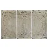 Настенный декор DKD Home Decor Бежевый Шинный полировщик 178 x 4 x 112 cm (3 Предметы)