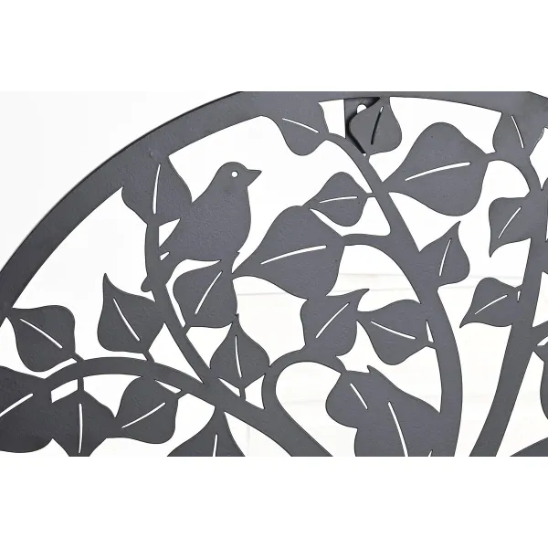 Настенный декор DKD Home Decor Дерево Металл традиционный (2 штук) (40 x 1 x 40 cm)
