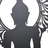 Wall Decoration DKD Home Decor Metal Buddha (2 Units) (60 x 1 x 60 cm)