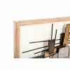 Sienu dekors DKD Home Decor 120 x 40 x 5,5 cm Abstrakts Dabisks Bronza Daudzkrāsains Moderns (2 gb.)
