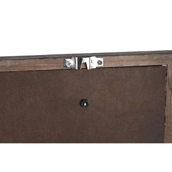 Dekoratīvās figūriņas DKD Home Decor Verouderde afwerking Metāls Koks Galda Piederumu (24 x 5 x 99 cm) (2 gb.)