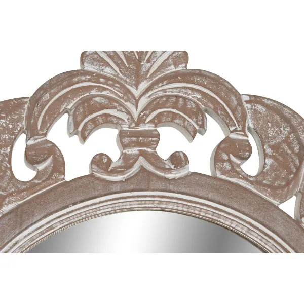 Sienas spogulis DKD Home Decor Dabisks Indietis 60 x 2,5 x 152 cm