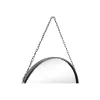 Sieninis veidrodis DKD Home Decor Juoda Auksinis Natūralus Kutai Boho 55 x 2,5 x 83 cm