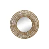 Настенное зеркало DKD Home Decor Коричневый Натуральный город 60 x 6 x 60 cm