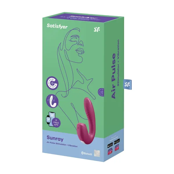 Clitoris Suction Stimulator Satisfyer Sunray Fuchsia