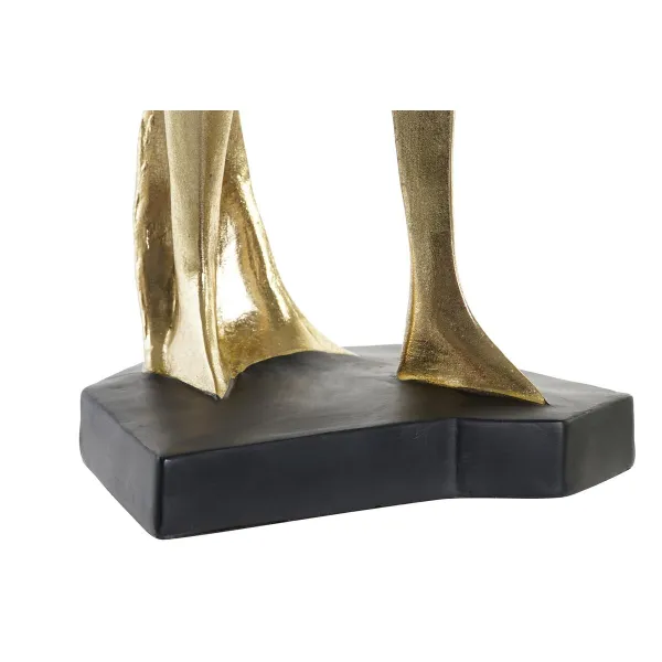 Dekoratyvinė figūrėlė DKD Home Decor Muzika 20 x 12 x 41,5 cm Balerina Auksinis Romantiškas (3 vnt.)
