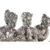 Dekoratyvinė figūrėlė DKD Home Decor 17 x 15 x 26 cm Moteris Sidabras (3 vnt.)