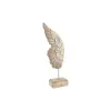 Koristehahmo DKD Home Decor Vanhahtava viimeistely Valkoinen Enkelin siivet Magnesium (26 x 11 x 65 cm)