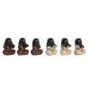 Decorative Figure DKD Home Decor Red Beige Resin Monk Oriental (12 x 7,5 x 15,5 cm) (6 Units)