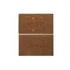 Kāju slaukāmais paklājs DKD Home Decor Brūns Gumija Kokosrieksts (75 x 45 x 2,3 cm) (2 gb.)