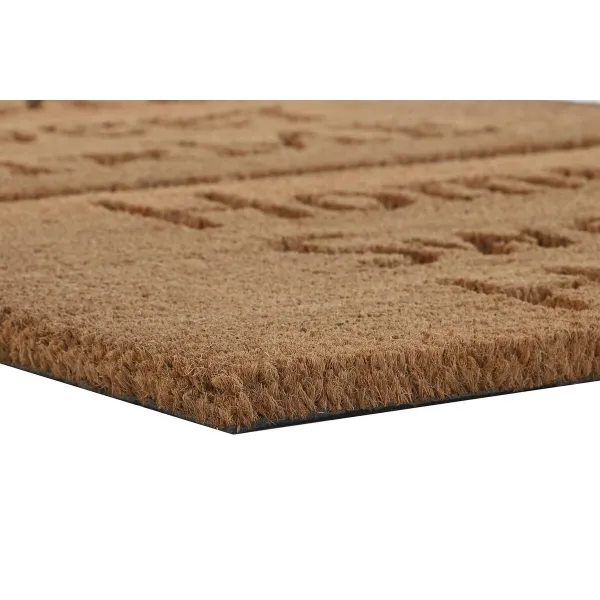 Дверной Коврик DKD Home Decor Коричневый Резина Кокос (75 x 45 x 2,3 cm) (2 штук)