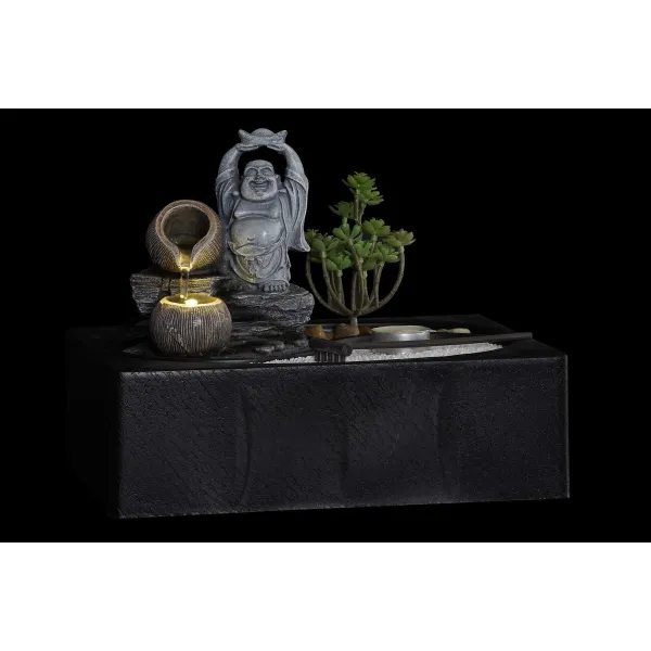 Fontanas DKD Home Decor Buddha Hartsi Itämainen 29 x 21 x 23 cm (2 osaa)