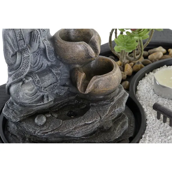 Источник DKD Home Decor Будда Смола Восточный 29 x 21 x 23 cm (2 штук)