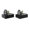 Fontanas DKD Home Decor Buda Derva Rytietiškas 29 x 21 x 23 cm (2 vnt.)