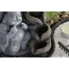 Fontanas DKD Home Decor Buda Derva Rytietiškas 29 x 21 x 23 cm (2 vnt.)