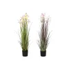 Dekoratīvs Augs DKD Home Decor Metāls Oranžs Bordo PVC Lilijas (25 x 25 x 88 cm) (2 gb.)