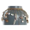 Кувшин DKD Home Decor Синий Белый Бамбук Раковины 20 x 20 x 26 cm (2 штук)