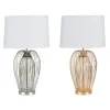 Galda lampa DKD Home Decor Metāls Balts 220 V 35 x 35 x 63 cm 50 W (2 gb.)