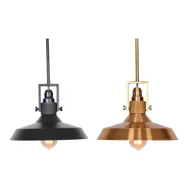 Pakabinamas apšvietimas DKD Home Decor Juoda Auksinis Metalinis 50 W (2 vnt.)