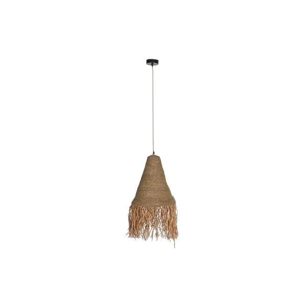 griestu gaismas DKD Home Decor Dabisks Dzelzs 50 W Džuta (44 x 44 x 67 cm)