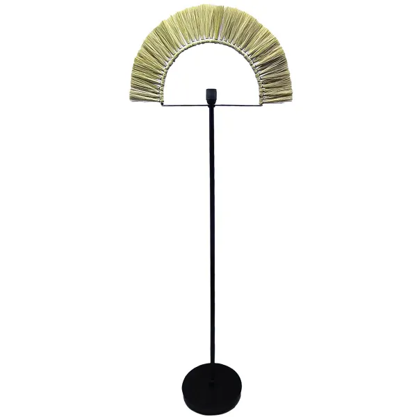 Lubinis šviestuvas DKD Home Decor Juoda Natūralus Žgutas Geležis 50 W 220 V 56 x 26 x 152 cm