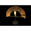 Pöytälamppu DKD Home Decor Luonnollinen Musta Rauta Juutti (57 x 17 x 52 cm)