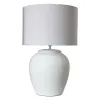 Pöytälamppu DKD Home Decor Valkoinen Posliini 25 W 50 W 220 V 38 x 38 x 58 cm
