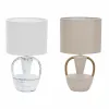 Galda lampa DKD Home Decor Keramika Poliesters 50 W (20 x 20 x 35 cm) (2 gb.)