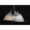 Потолочный светильник DKD Home Decor 50 x 46 x 30 cm Позолоченный Металл Белый 50 W (2 штук)
