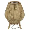 Pöytälamppu DKD Home Decor Ruskea Rottinki 50 W (29 x 29 x 40 cm)