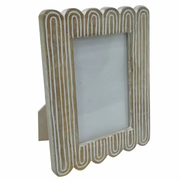 Foto rāmis DKD Home Decor 19 x 2 x 21 cm 16 x 2 x 21 cm Dabisks Koloniāls Mango koks
