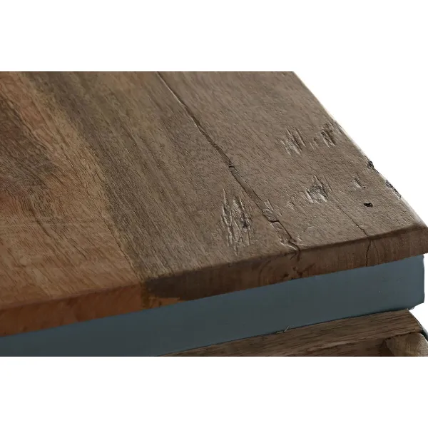 Konsolė DKD Home Decor Mėlyna Mango mediena (195 x 40 x 91 cm)
