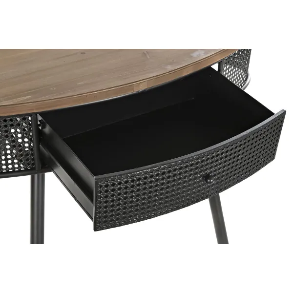 Мебель для прихожей DKD Home Decor Коричневый Чёрный 90,5 x 39 x 78 cm