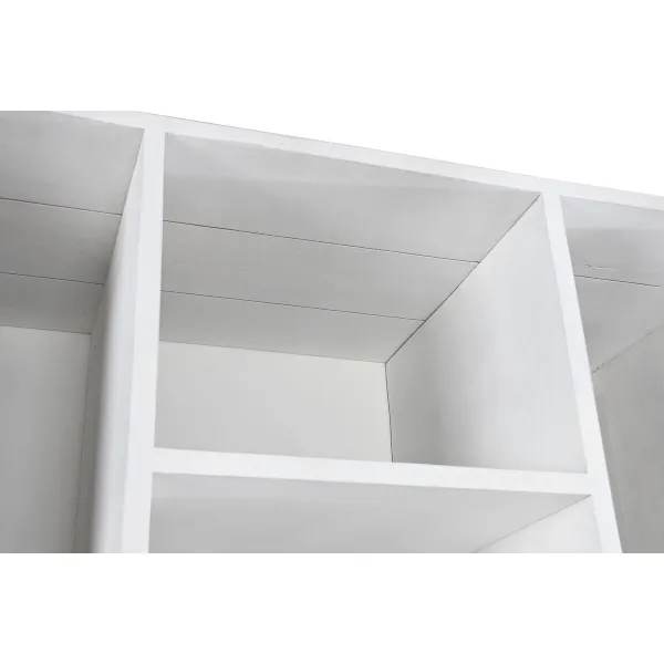 Lentyna DKD Home Decor Balta Metalinis Mango mediena 90 x 40 x 180 cm