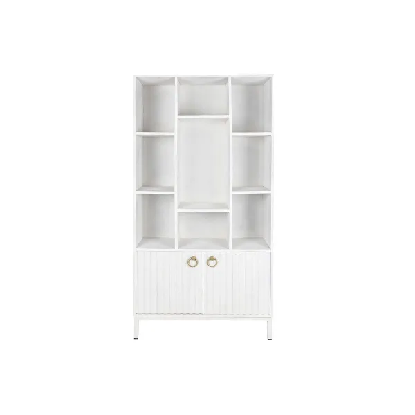Lentyna DKD Home Decor Balta Metalinis Mango mediena 90 x 40 x 180 cm